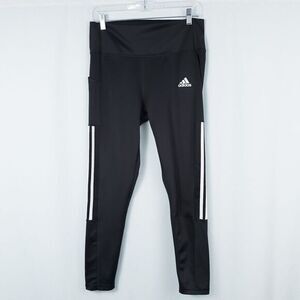 Adidas Aeroready Mesh High Rise 3-Stripes‎ Pocket 7/8 Tights Womens Large H39892